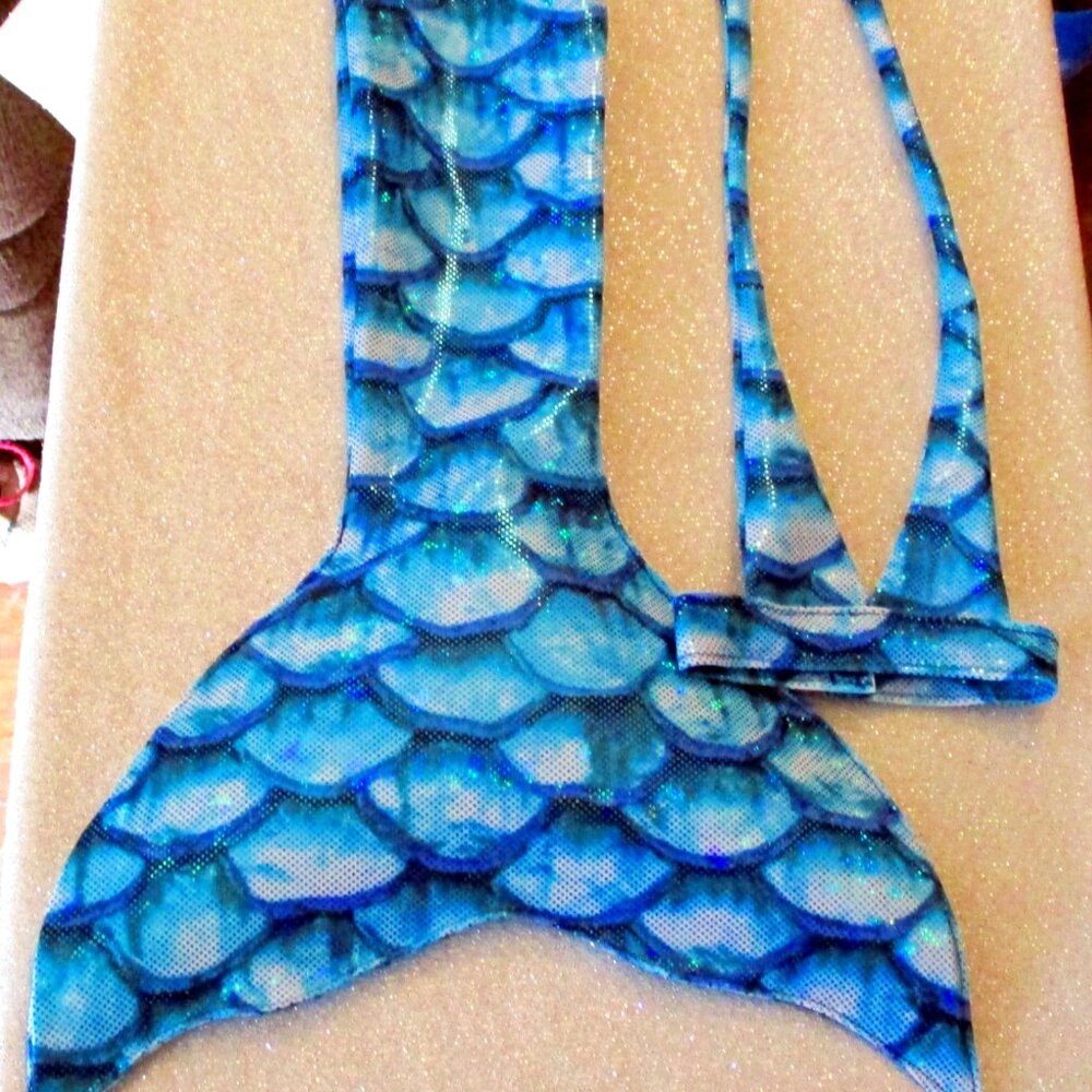 Mermaid Tails for the American Girl or any other 18” Doll - Blue Sparkles